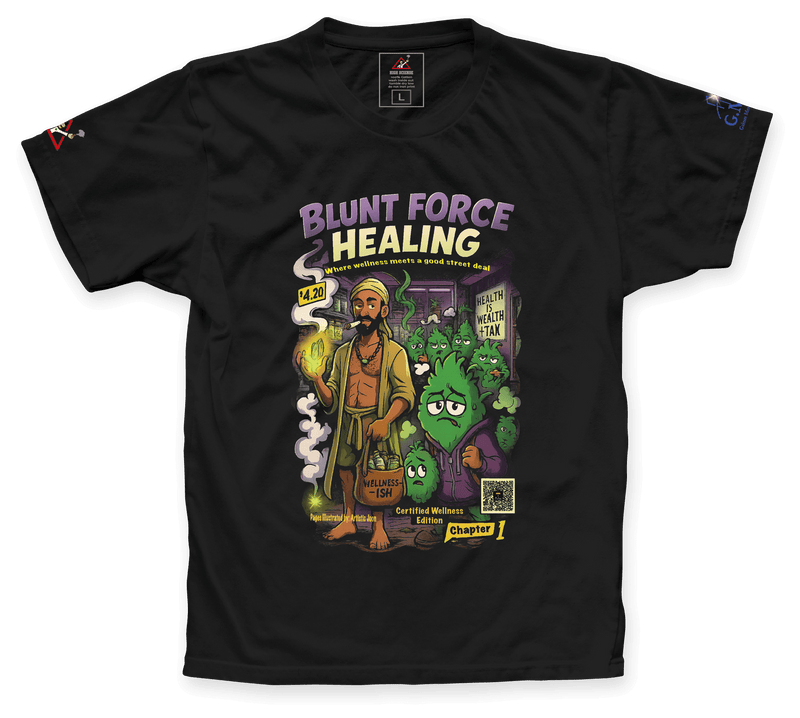 Blunt Force Healing — Ch.1 Cover Art Tee — Black