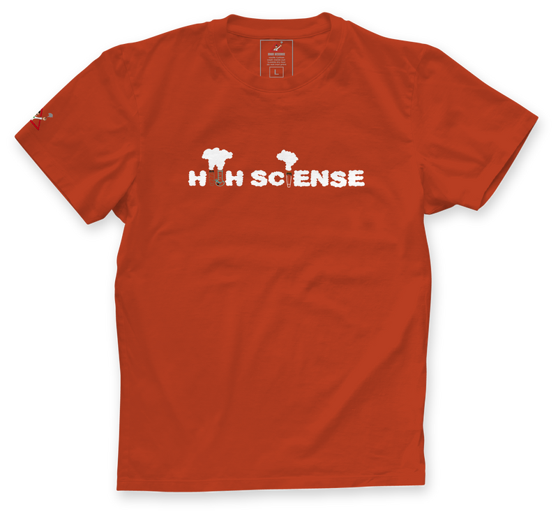 Cloud Logo Crew Neck Tee — Red