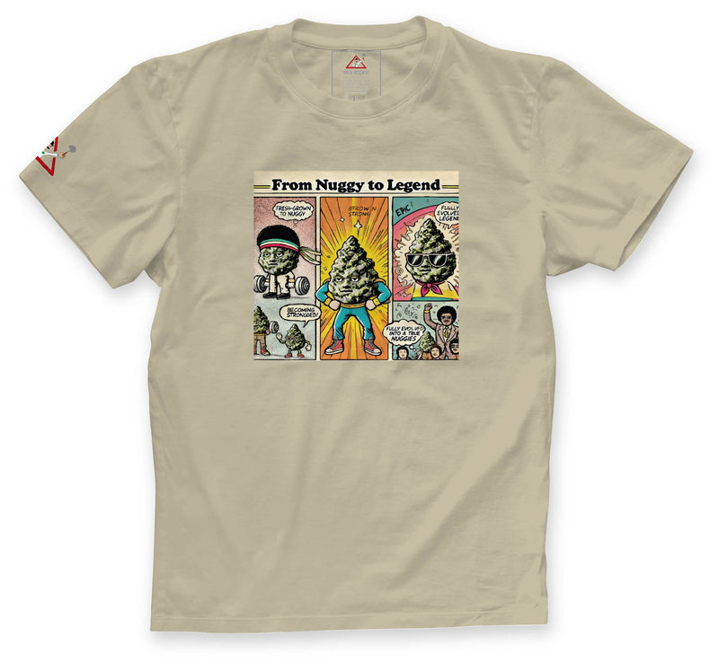 Nuggie Legend Crew Neck Tee — Sand