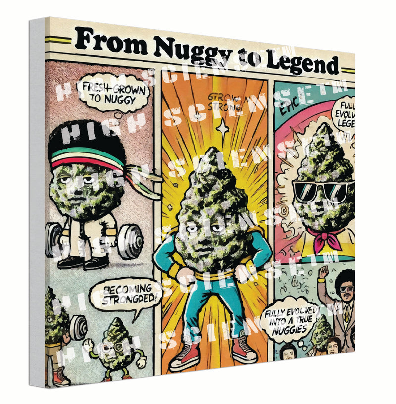 Nuggy Legend Canvas — Wall Art