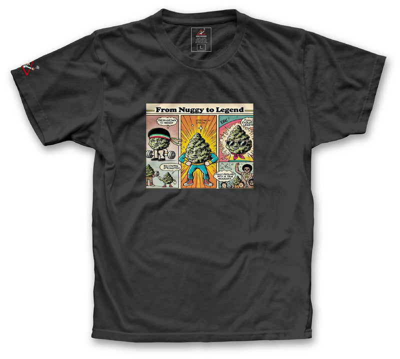 Nuggie Legend Crew Neck Tee — Black