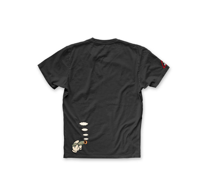 The High Sciense™ Wolfie short sleeve crew neck tee black