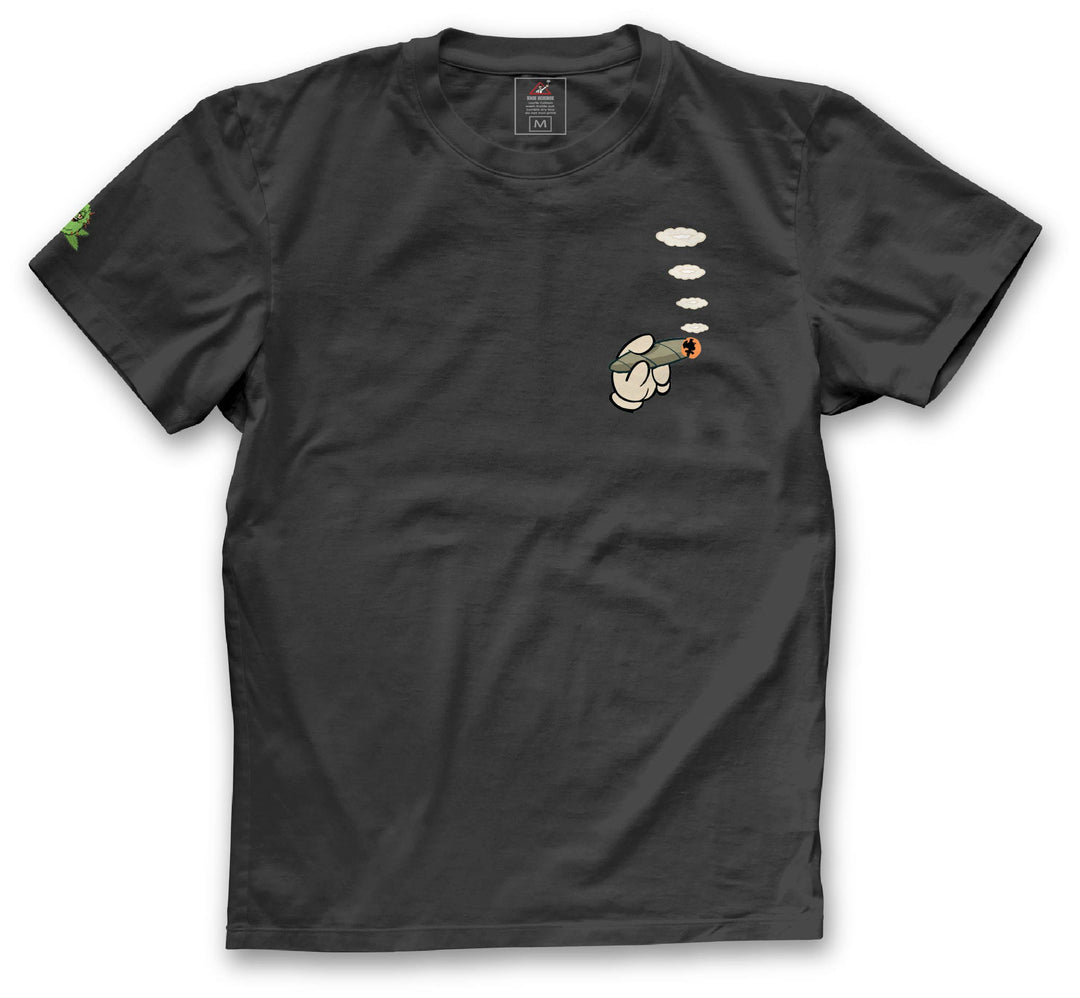Wolf Crew Neck Tee Black | Premium High Sciense Apparel