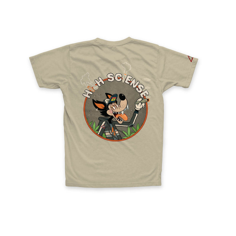Wolf Crew Neck Tee — Sand